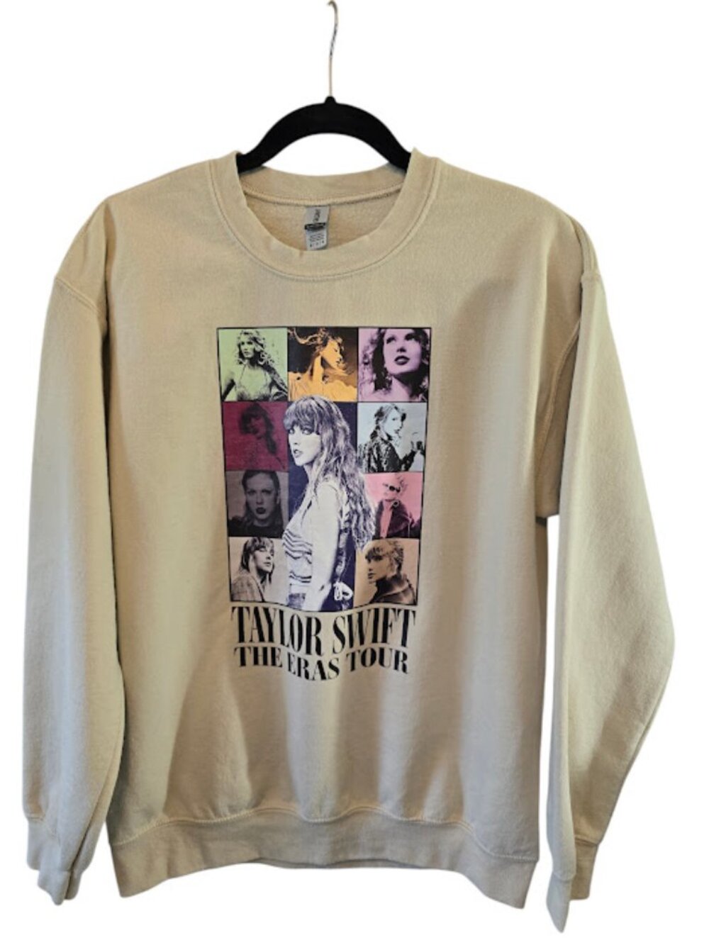 Cotton heavy blend tan Taylor Swift The Eras tour sweatshirt casual size medium